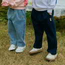 동상어린이집 | 로토토베베 봄신상 데님 원턱 배기 팬츠 연청 100사이즈 실제 착용 후기