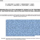 EMERGING ROLE OF FECAL MICROBIOTA THERAPY IN THE TREATMENT OF GASTROINTESTINAL AND EXTRA-GASTROINTESTINAL DISEASES 이미지