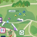 네이쳐캠프70s 1 | Fuji Rock Festival 2025 첫 후지락 페스티벌 후기 - 1일차(2) 캠핑 텐트치기, 공식굿즈수령