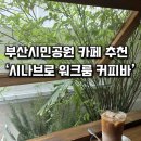 부산시민공원 근처에 이런 곳이? ‘시나브로 워크룸 커피바’ 카페 후기