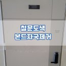 평택고덕G1지식산업센터418호 | 사무실도어도색 철문페인트도색 본드자국제거
