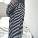 꼼데가르송 그린와펜 스트라이프 긴팔 티셔츠 네이비 남녀공용 004 미듐 m 006 엑스라지 xl 비교 후기
