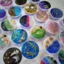 레진아트 휴대폰 그립톡 만들기 이미지