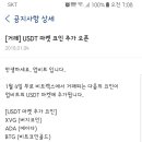 업비트USDT마켓 코인추가상장공지 이미지