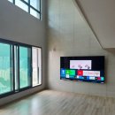 부산동래롯데캐슬퀸 98인치 무타공벽걸이tv 품격을 높이다!