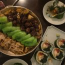 한비나 | 석촌호수 맛집 한비 후기 I 수비드 갈비 도삭면 & 묵은지 육토마끼, 데이트 소개팅 핫플