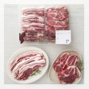 ㈜하이랜드 | 모아미트 보리먹인 삼겹 목살 반반팩 구이용 (냉장), 1kg, 1개
