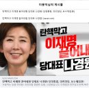 탄핵막고 이재명 끌어내릴 당대표 나경원! 이미지