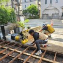 강남데크 | 강남 논현동 방부목 데크시공 | 하루 만에 완성한 원데이 시공 현장