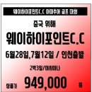 [중국] 웨이하이포인트cc 아마추어대회 2박3일 일정 6월,7월 단2회 출!! 이미지