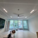 사하조명 | 부산 실링팬 설치 사하 괴정 경동메르빌 매립등 조명시공 후기｜거실 안방 인테리어
