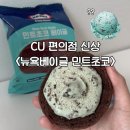 뉴욕편의점 | CU편의점 신상 뉴욕베이글 민트초코 가격 칼로리 솔직후기
