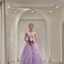 D15 | D15. 에델린꾸뛰르 촬영 드레스 가봉후기 (보라색 풍성 드레스)