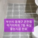 부산 줄눈시공/동래구 줄눈시공/기장군 줄눈시공/양산 줄눈시공/ 부산시 동래구 온천동 럭키아파트 7동, 욕실 줄눈시공 완료. 이미지