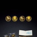 현대·1990년 경오마띠 1온스 금화 한 쌍 1990年庚午马年生肖1盎司金币一对 이미지