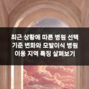 최근 상황에 따른 병원 선택 기준 변화와 모발이식 병원 이용 지역 특징 살펴보기