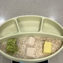 후기 이유식 아침식사) 브로콜리 닭 옥수수 오트밀죽 / 고구마전