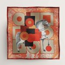 헤븐 (HEAVEN) 홈테코 | 에르메스 신세계 백화점 본점 : 까레 90 Cavalier en Formes 스카프 액자 and 헤븐 샹달 비니 모자