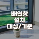 배연창 설치 기준과 대상 알아보기 이미지