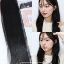 다듬다헤어 | 긴머리 셀프 붙임머리 헤어스타일 핑크에이지 인모 헤어피스 관리 후기