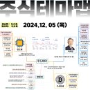 2024년 12월 5일 내일 주식 단타 종목(시가기준 1~3%) 이미지