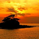 일출과 일몰 이미지