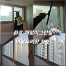 그린빌크리닝 | 환호해맞이그린빌 아파트 외부유리창 청소 리뷰-업체 선정