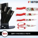 명품 주방용 칼세트 5pcs ★ 공장가격판매 2만원 ★ (칼블럭포함) - (미사용새상품) 이미지