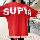 메타패션 브랜드 SUPRA 수프라 속 빅로고 오버핏 반팔 티셔츠 추천