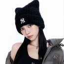 1156 | 엠엘비 MLB 플러시 미야옹 비니 NY 블랙 3ABNB1156-50BKS