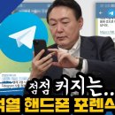 커지는 윤석열 핸드폰 포렌식 필요성 이미지