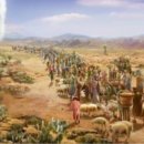 구름기둥 이미지