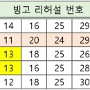 1137회 일빙고와 빙고 모의번호 이미지