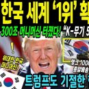 한국 세계1위 확정 - K-무기 50개국 독점 이미지