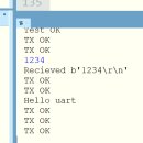 [Mycro Python STM32L152RE 실습 14] UART-2 IRQ = 비동기식 / 동기식 혼합 + 비동기식 GPIO 이미지