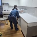 동일가스 | [해운대 동일아파트] 주방리모델링 인조대리석 상판 교체 후기 | 싱크대·가스레인지 완전히 달라졌습니다