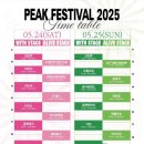 Peak Festival 2025 | 피크페스티벌 후기