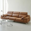 주식회사 마음파트너스 | 우리 집의 품격을 높여준 동서가구 뉴테라 천연면피가죽 소파, 매일매일이 행복해요!