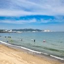 임랑해수욕장3 | 부산 기장 임랑해수욕장 바닷가 캠핑 민박 파라솔 샤워