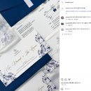 블루버드플라워 | [W-13] 💙청첩장 제작기｜📮사진 셀렉 전 제작한 블루버드(bluebrid) 종이 청첩장(실수령 추가후기!)