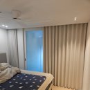 화서위브하늘채(아) | 경기도 수원시 팔달구 화서위브하늘채 침실 커튼 시공 만족 후기