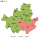 2012 서울시 각 구별 서울대 진학율 이미지