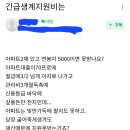 긴급 생계 지원비 못 받나요?. 이미지