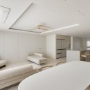 영통아이파크캐슬 1단지아파트 | 간결한 배경 속에 화사함과 잔잔함의 조화가 담긴 거실 인테리어, 수원 영통아이파크캐슬1단지 아파트