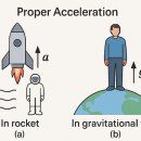 일지가속(Proper Acceleration) 이미지