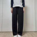 166 | 유니클로 스웨트 와이드 팬츠 S 긴기장 후기 (여자 166)