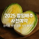 (12/13) 배추김치 담그기 | 2025 절임배추 사전예약 완벽 가이드｜산지별 가격·추천 시기 총정리