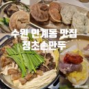 수원 인계동 밥집 정초손만두 한식 맛집 보양식 후기