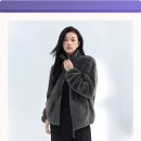 털뭉치 | 스파오 퍼플리스 집업 솔직 후기 보라색 털뭉치가 된 기분?