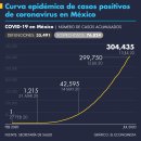 7월 13일자 멕시코 COVID-19 공식 통계보고 이미지